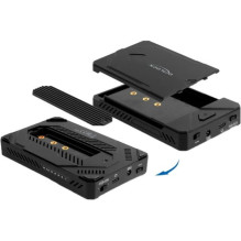Ārējais korpuss HDD / SSD DeLOCK 42020 Melns 2,5 collu USB Type-C 10 Gbit / s