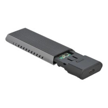 Delock External USB Type-C Combo Enclosure for M.2 NVMe PCIe or SATA SSD - Speichergehäuse - M.2 - M.2 NVMe Card / SATA 