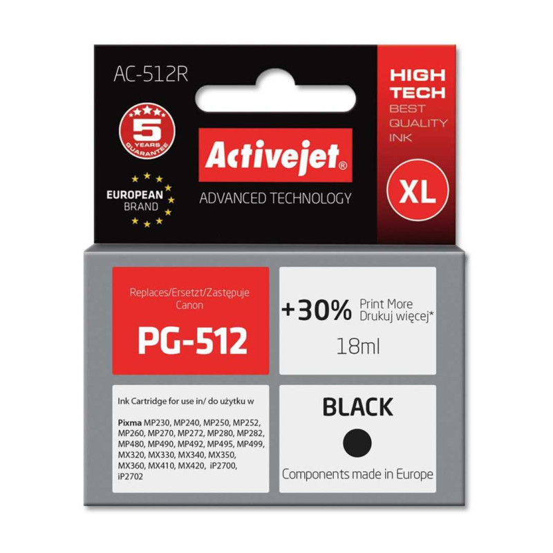 ActiveJet PG-512 Black Alternative