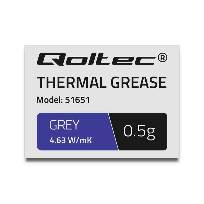 Qoltec Thermal paste 51651 Grey