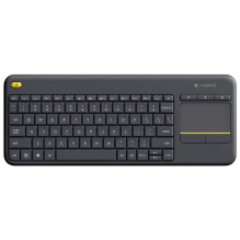 „Logitech K400 Plus“ juodas...