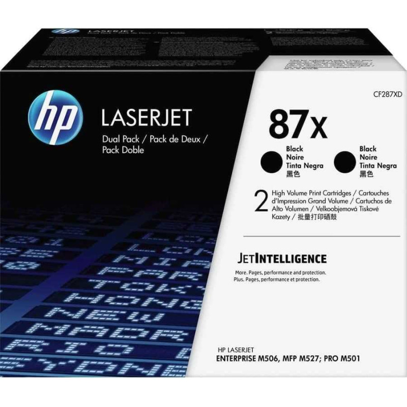 HP 87X Juoda