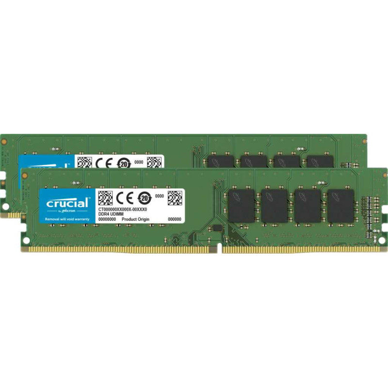 Crucial Green 2x16GB DDR4 3200MHZ UDIMM CT2K16G4DFRA32A