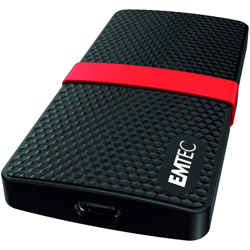Emtec X200 512GB USB 3.1 Black / Red ECSSD512GX200