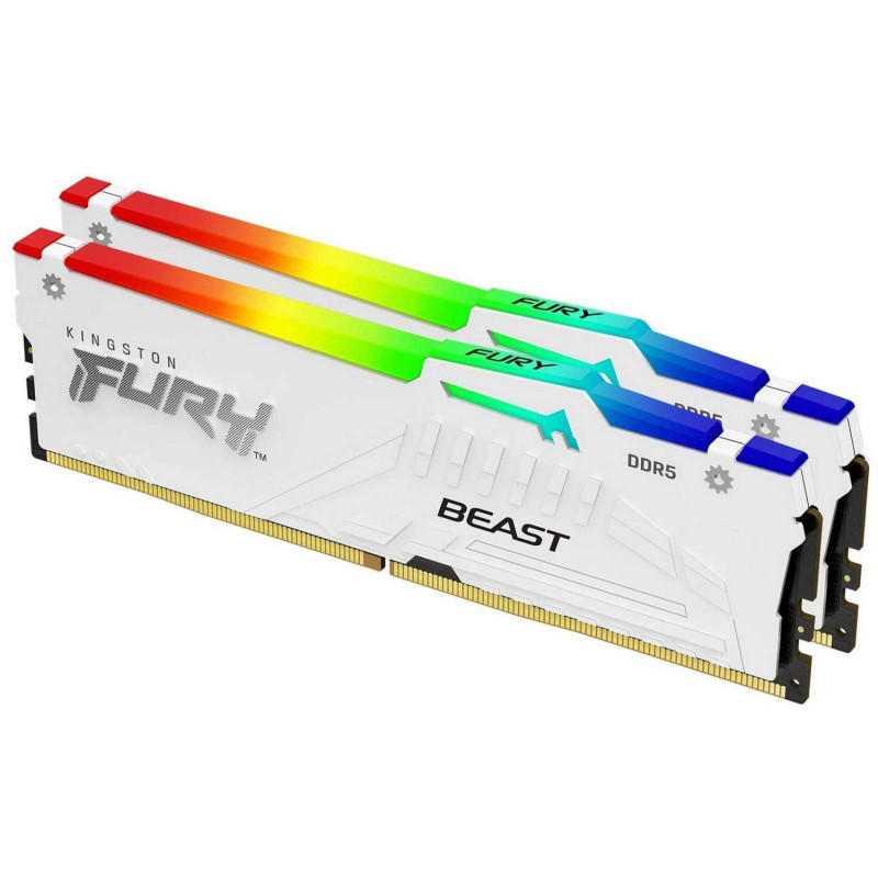 Kingston Fury Beast White RGB EXPO 64GB DDR5 6000MHz DIMM KF560C36BWEAK2-64