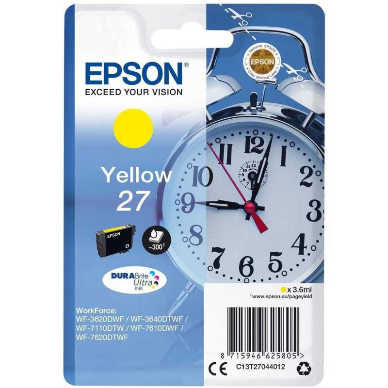 Epson T27 Geltona