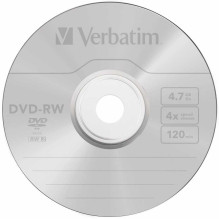 Verbatim DVD-RW 4.7GB 4x 5pcs