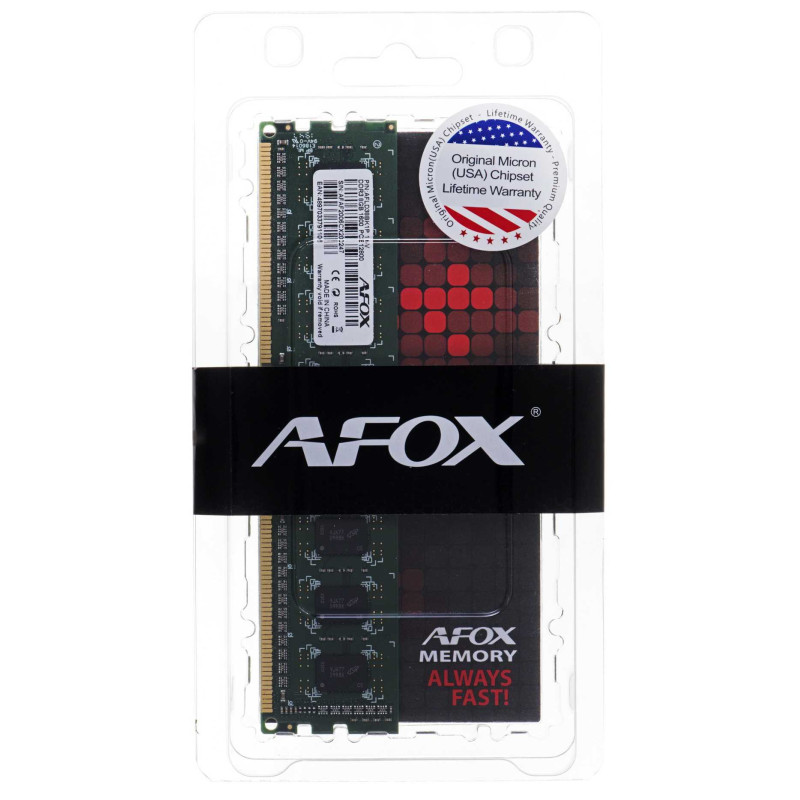 Afox 8GB DDR3 1600MHZ UDIMM AFLD38BK1L