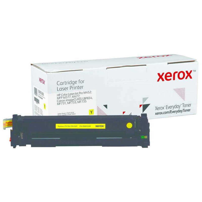 Xerox CF412A, geltona alternatyva