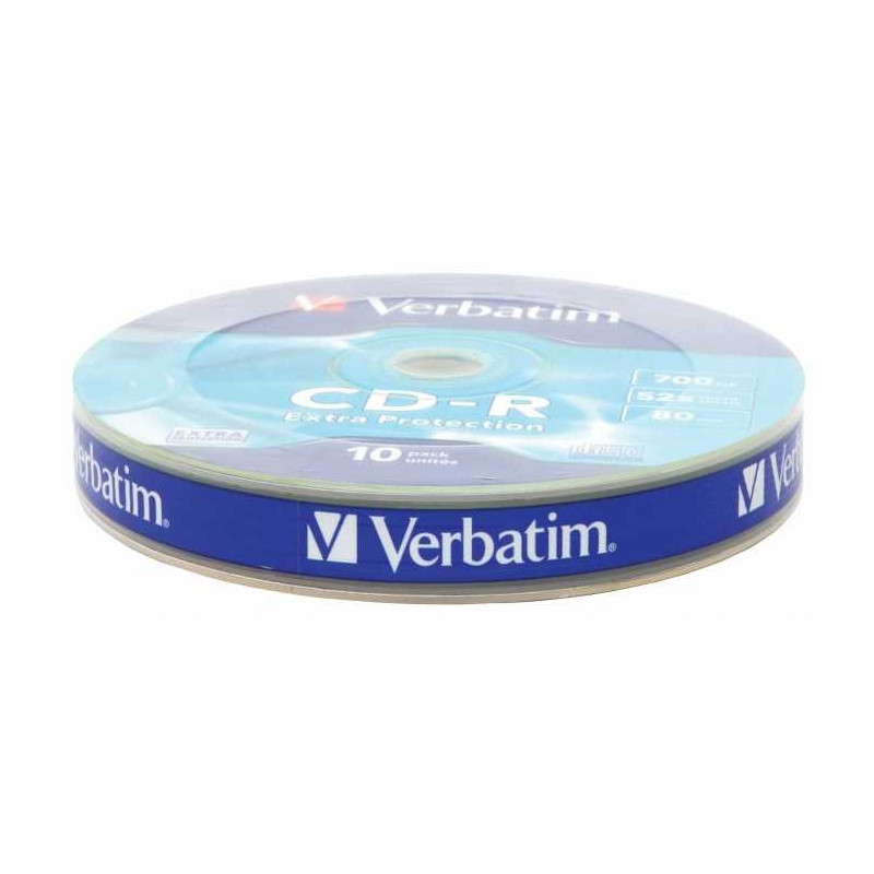 Verbatim CD-R 700MB Extra Protection Wrap Spindle 10