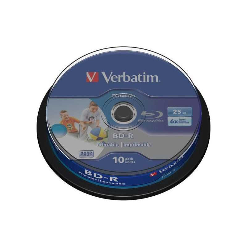 Verbatim BD-R 25GB 6x Printable Cake Box 10