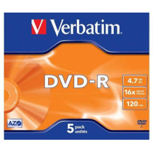 Verbatim DVD-R 16x 4.7 GB 5...