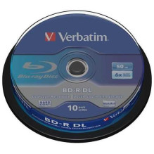 Verbatim BD-R 50GB Cake Box 10