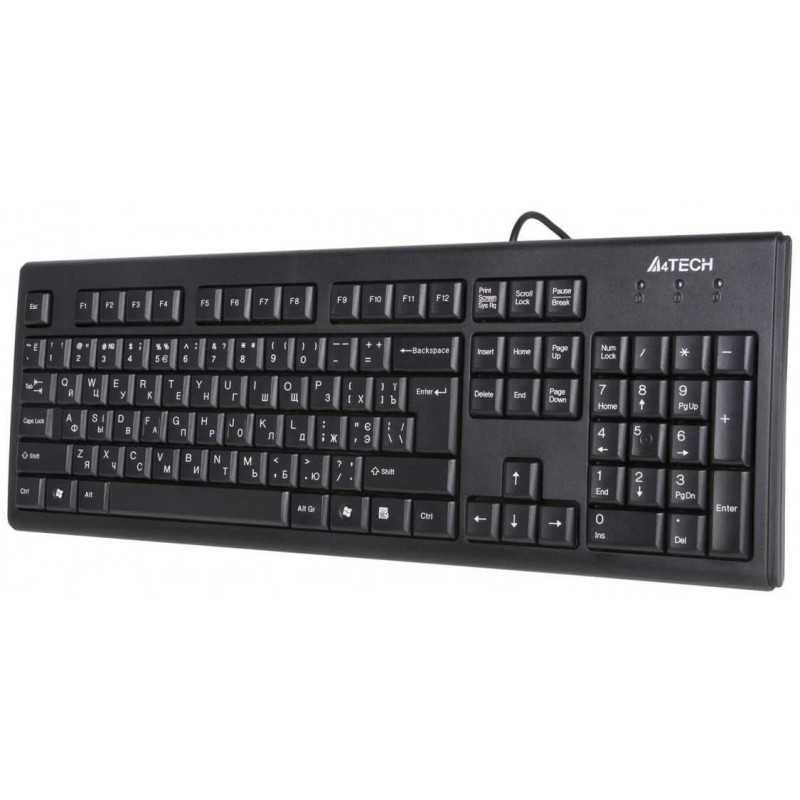 A4Tech KR-83 Black (EN / LT)