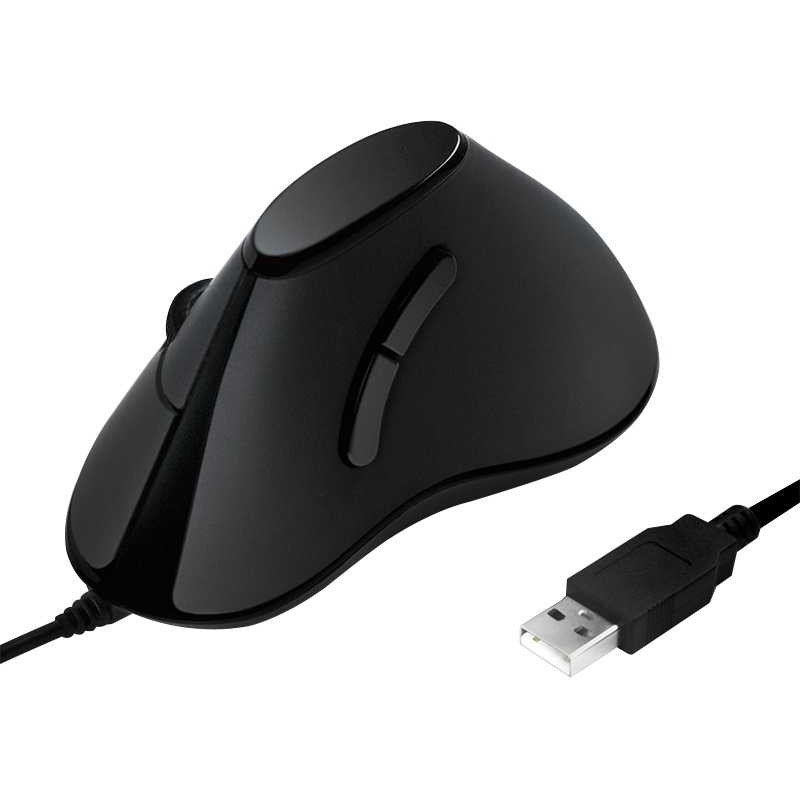 Logilink Ergonomiška vertikali pelė, juoda