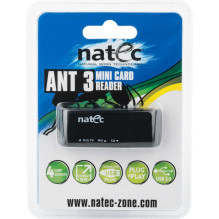 „Natec Mini Ant 3“ USB 2.0, juodas