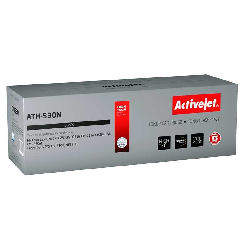 ActiveJet CC530A / CRG-718B Juoda alternatyva