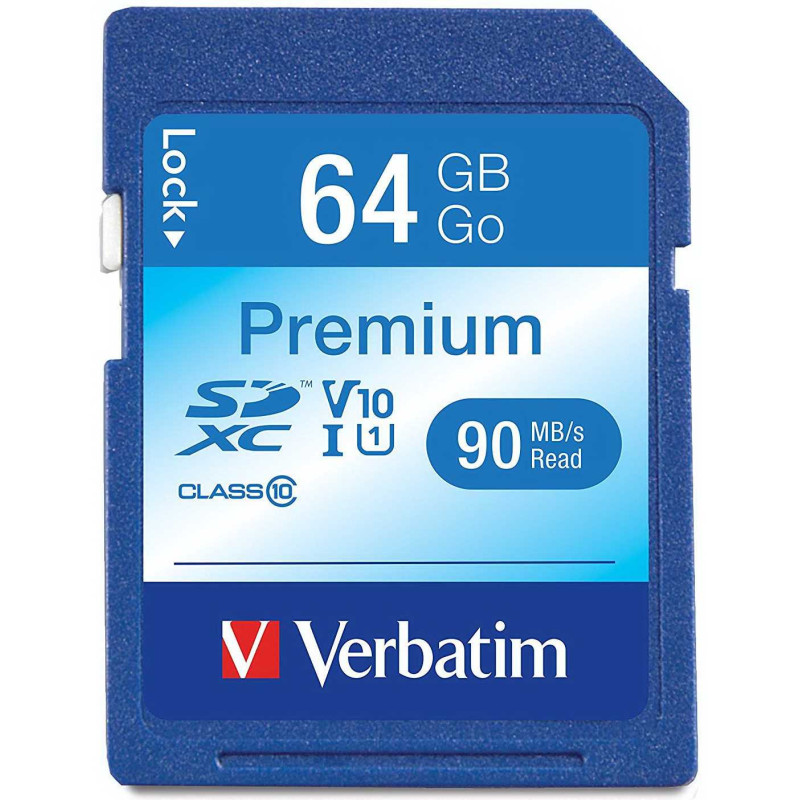 „Verbatim“ 64 GB „Premium SDXC UHS-I“ atminties kortelė
