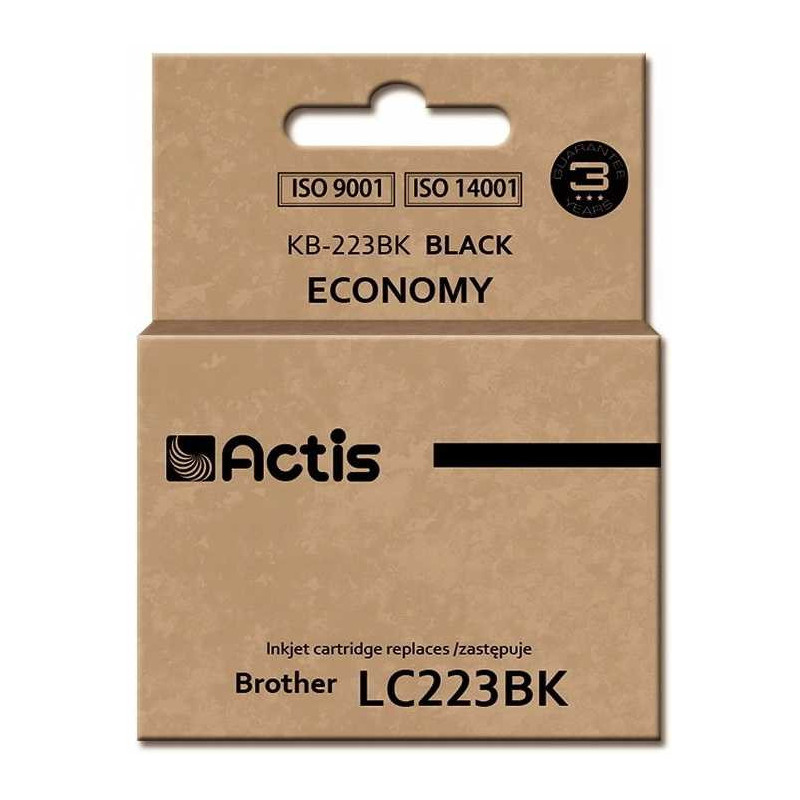 Actis KB-223BK juodas Brother LC223BK