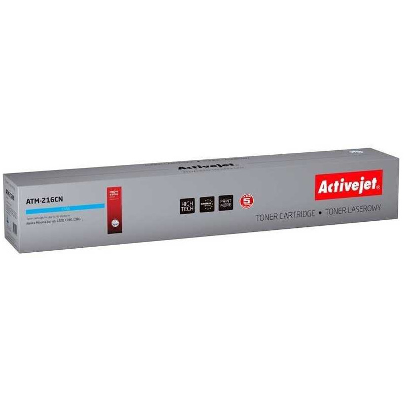 ActiveJet ATM-216CN Analoginis Konica Minolta TN216C Žydras