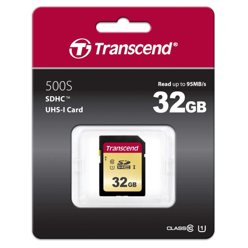 Transcend 500S / 32GB SDHC Class 10