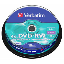Verbatim DVD-RW Matt Silver...