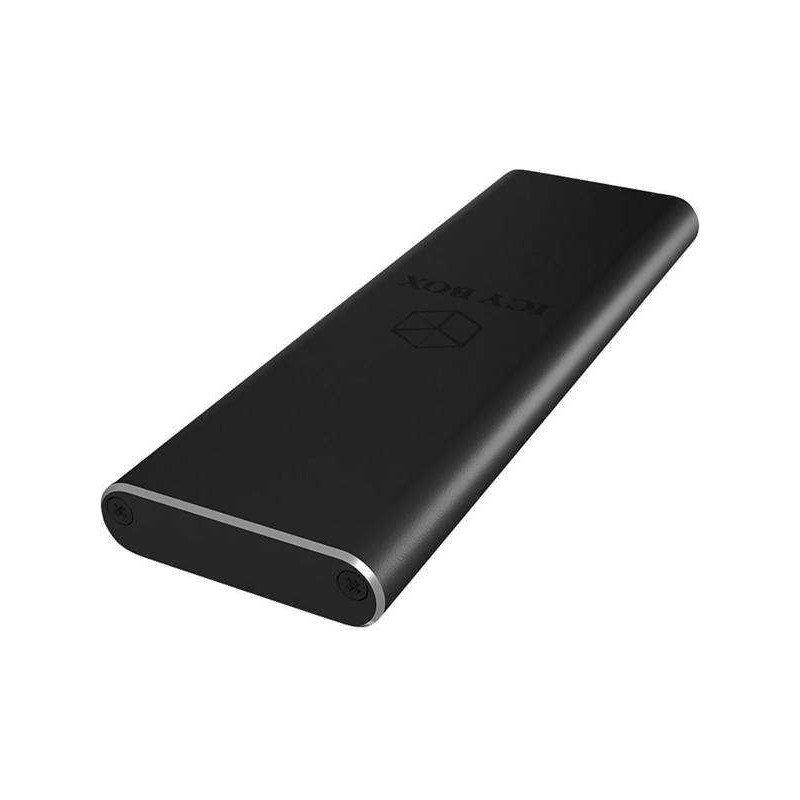 Icy Box External HDD Enclosure M.2 SATA USB 3.0 Black IB-183M2
