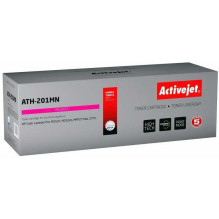 „ActiveJet ATH-201MN“ rausvai raudona