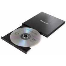 Verbatim 43889 External Slimline Blu-ray Writer Black