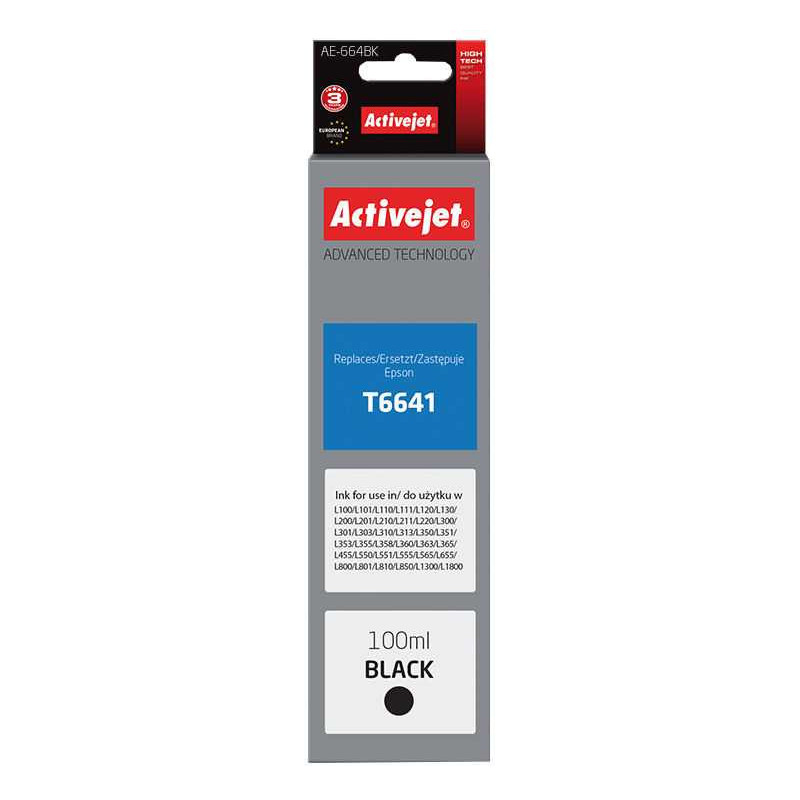 ActiveJet Epson AE-664Bk 100ml Black T6641