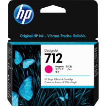 HP 712 29 ml rausvai...