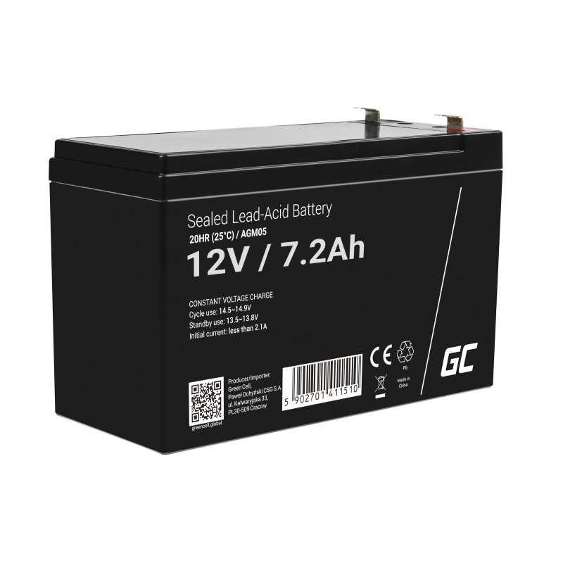Green Cell AGM05 12V 7.2Ah