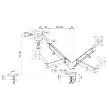 NEOMOUNTS DS70-810BL2