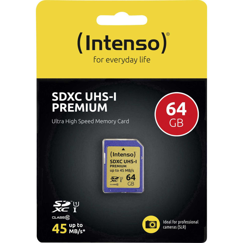 „Intenso SDHC 64GB UHS-I“ atminties kortelė