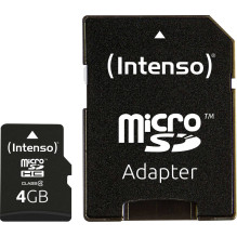„Intenso Micro SDHC 4GB“ 4 klasė