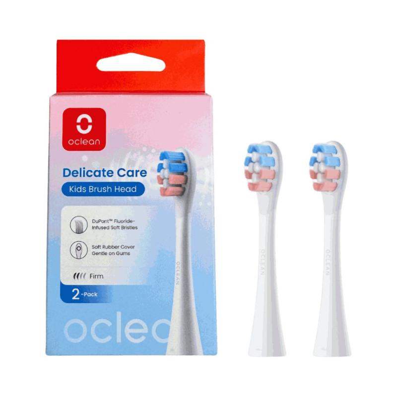 „Oclean Plaque Control“ šepetėlio galvutė P1C, sidabrinė, 2 vnt.