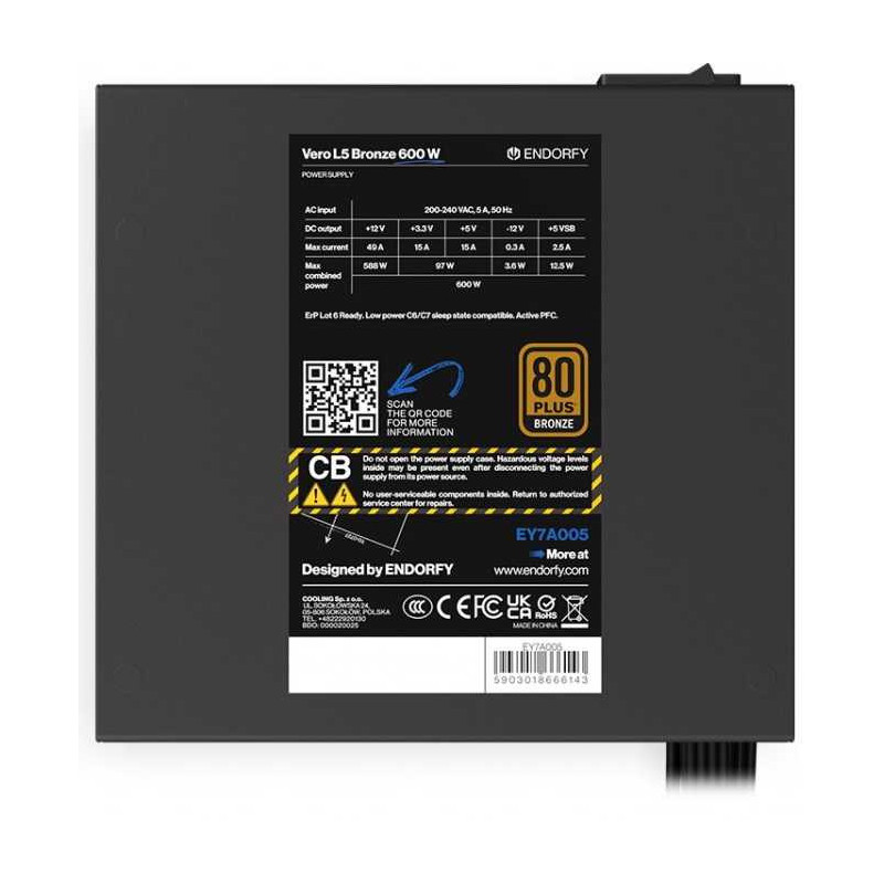 Endorfy Vero L5 Bronze 600W