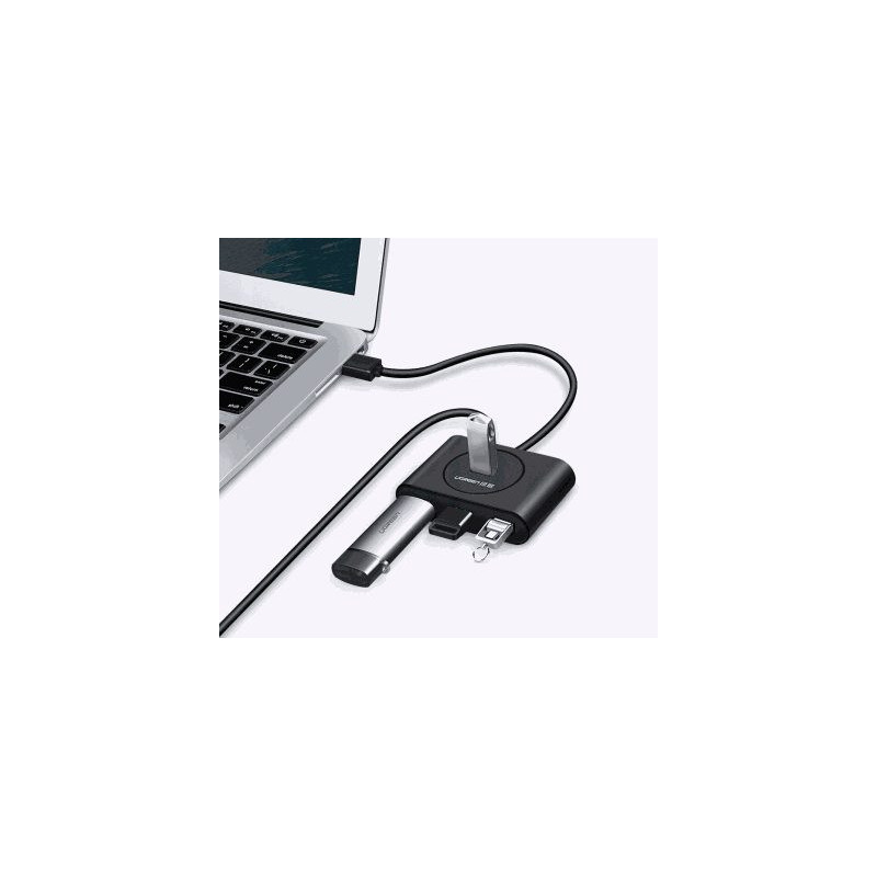 Ugreen 20290 (Lack 4x USB 3.0) Black