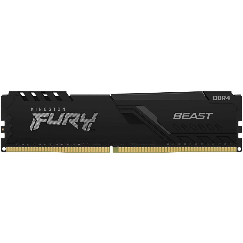 „Kingston Fury Beast Black“ 16 GB DDR4 3200 MHz DIMM KF432C16BB1 / 16 atminties modulis