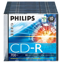 Philips CD-R 700MB x52 Slim...