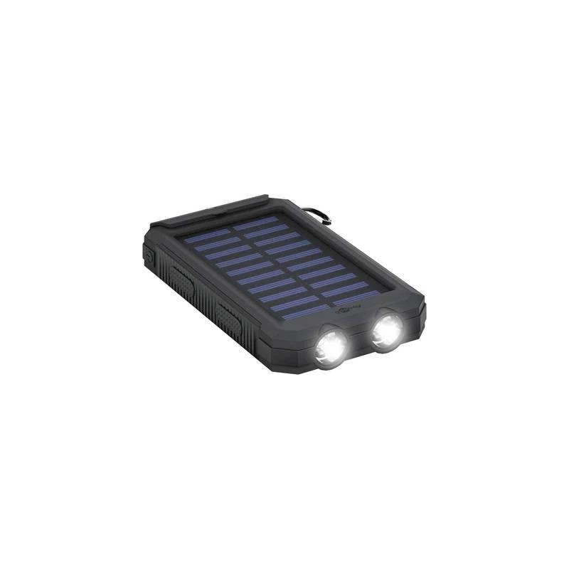 Wentronic goobay Outdoor PowerBank 8.0 - Solar power bank - Li-Pol - 8000 mAh - 29.6 Wh - 2 A - 2 output ports (2 x USB)