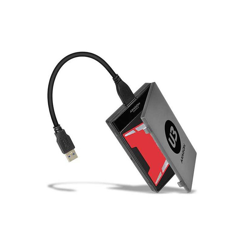 Axagon External HDD Adapter ADSA-1S6 SATA USB2.0 SATA Black ADSA-1S6