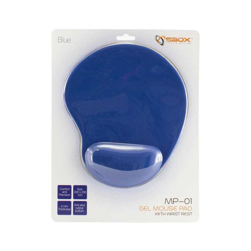 Sbox gelinis pelės kilimėlis MP-01 mėlynas