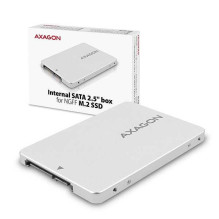 Axagon External SSD Enclosure 2.5" M.2 White RSS-M2SD Axagon External SSD Enclosure 2.5" M.2 White RSS-M2SD