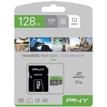 PNY Micro SDXC 128GB 10 klasės UHS-I SFPNYMD128V1110