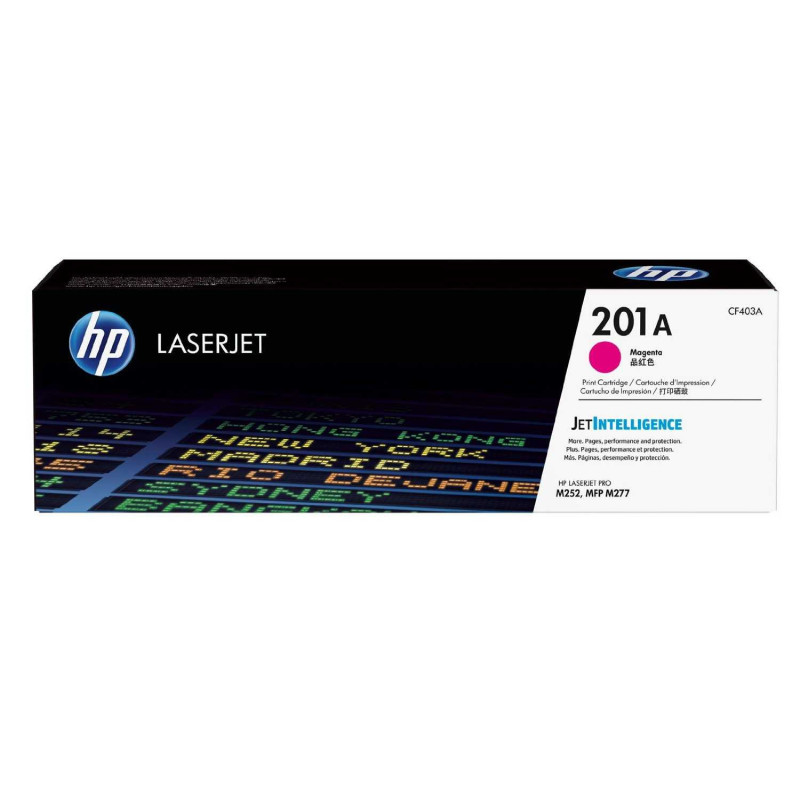 HP Nr. 201A CF403A rausvai raudona