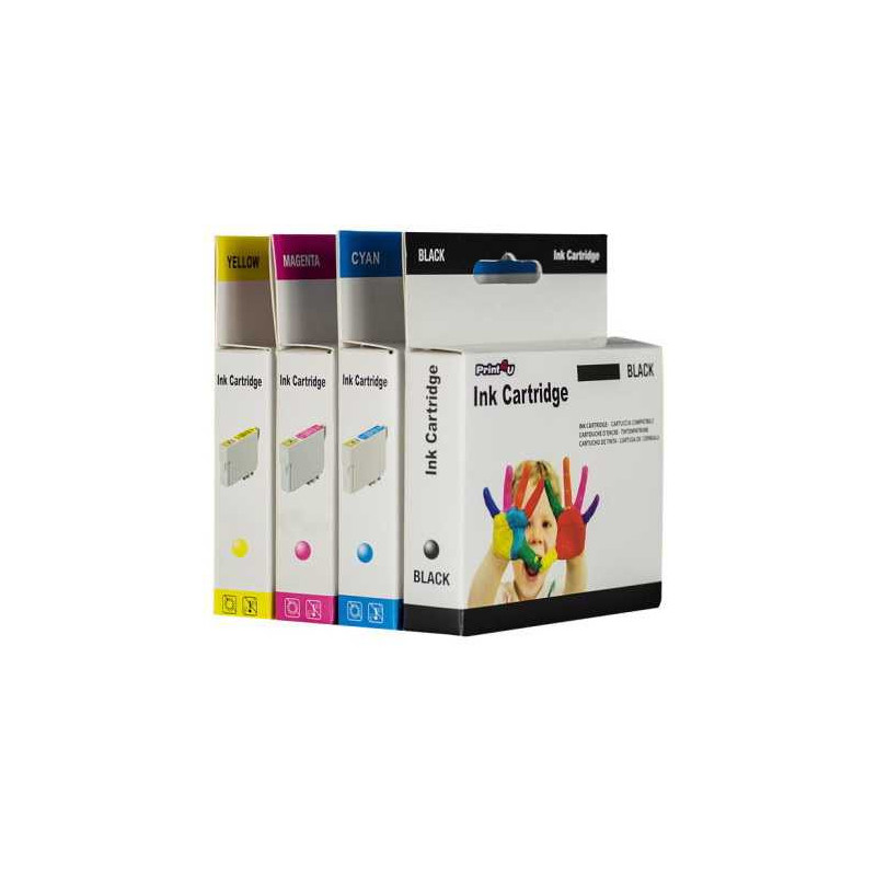 „Print4U CH“ / C13T27134010 rausvai raudonas „Epson T2713“ (27XL) (C13T27134010)
