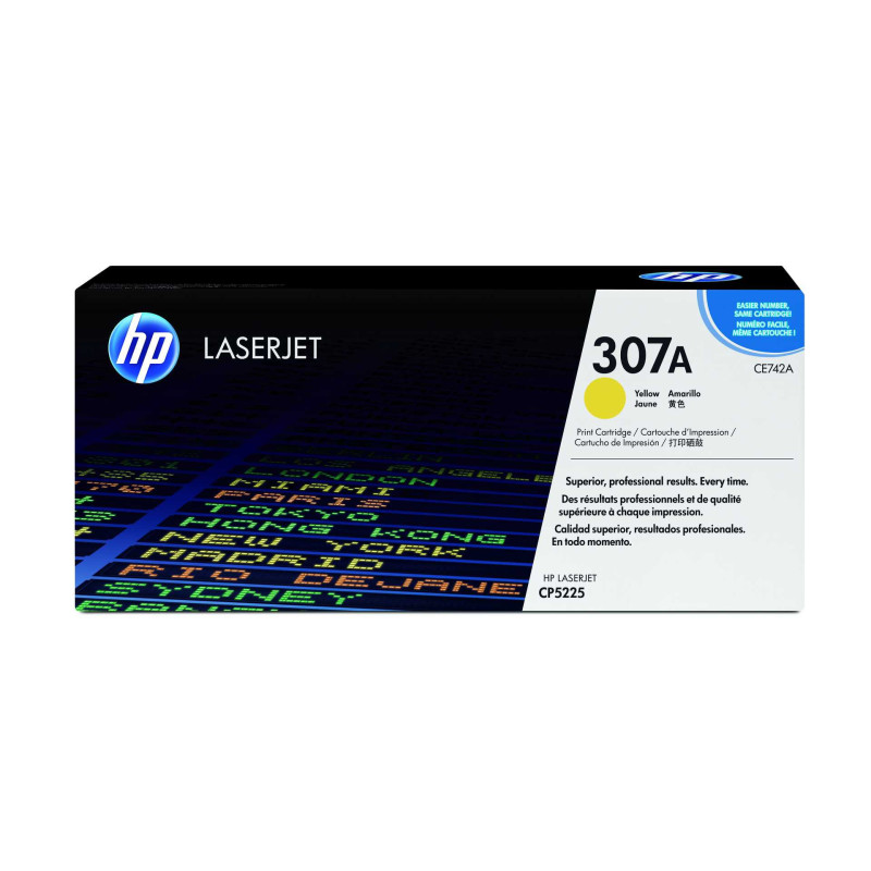 HP CE742A Nr. 307A geltona