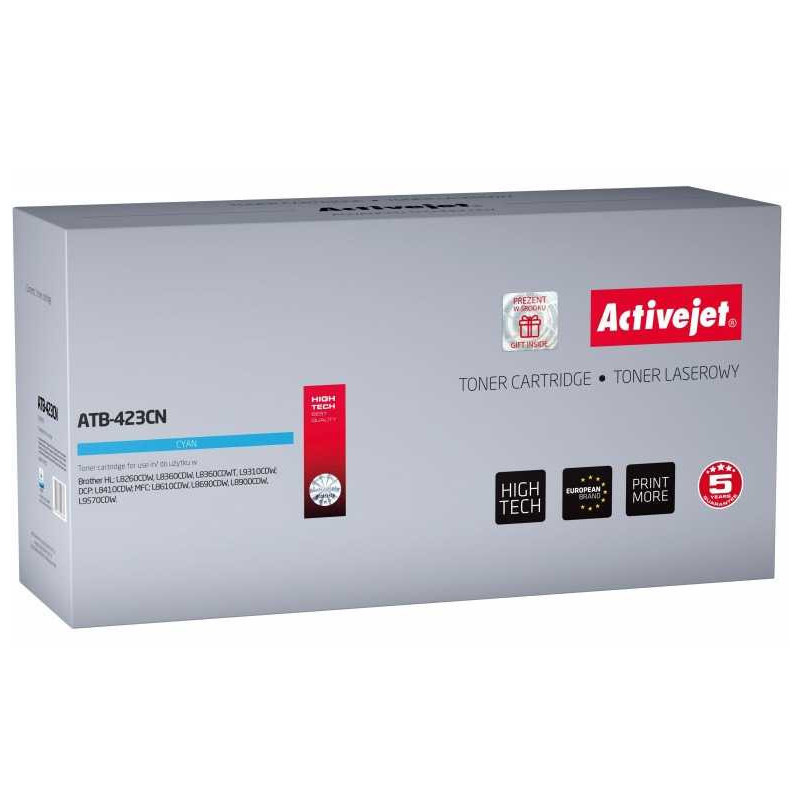 „ActiveJet ATB-423CN“ analoginis spausdintuvas „Brother TN-423C“ žydras