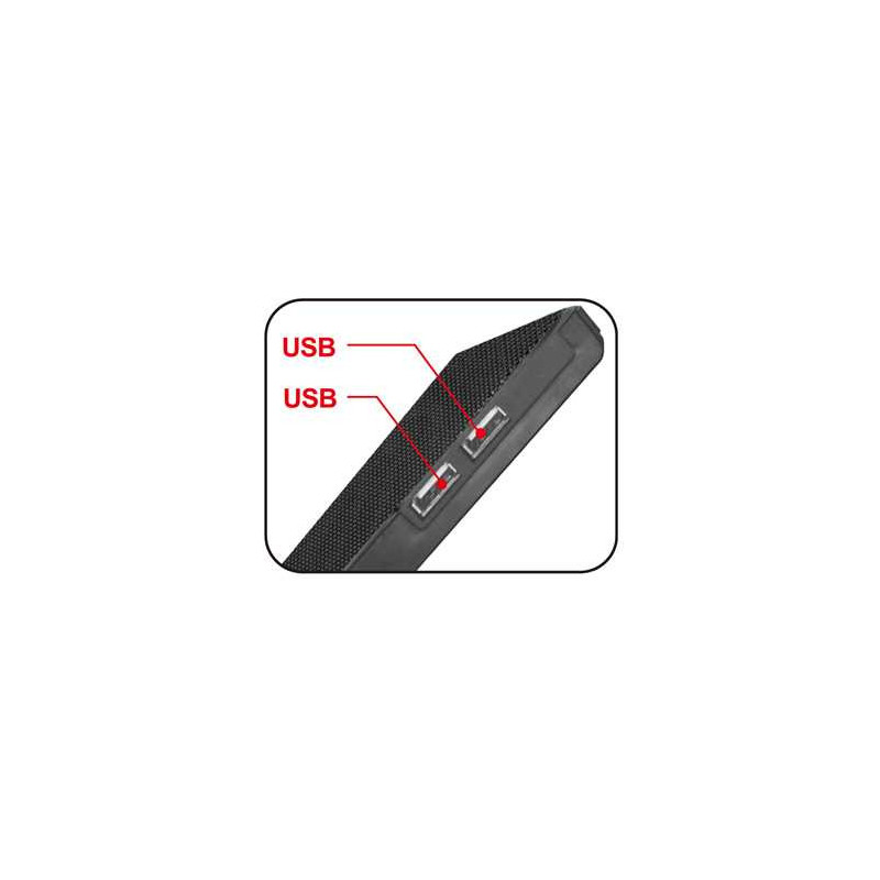 Vakos LF-2463 Cooling Pad (17") Black